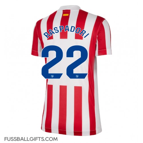 Atletico Madrid Giacomo Raspadori #22 Fußballbekleidung Heimtrikot Damen 2025-26 Kurzarm